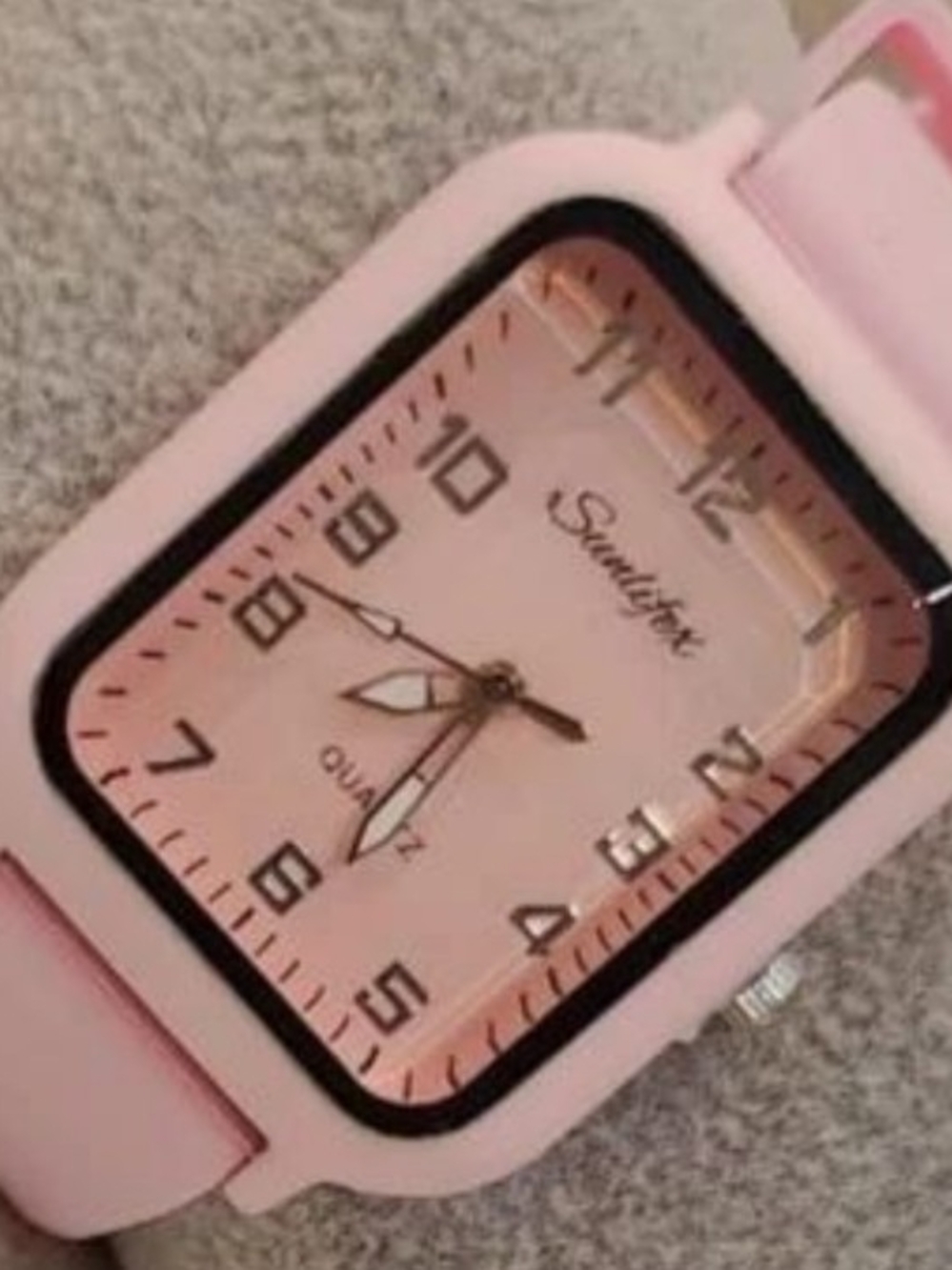 Mystery Square Face Quartz Watch - Firm Price